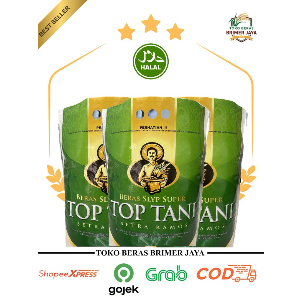 BERAS TOPI TANI 10KG