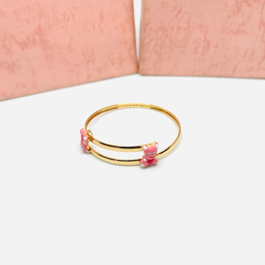 Gelang Bayi Newborn Emas Asli kadar 300/6k