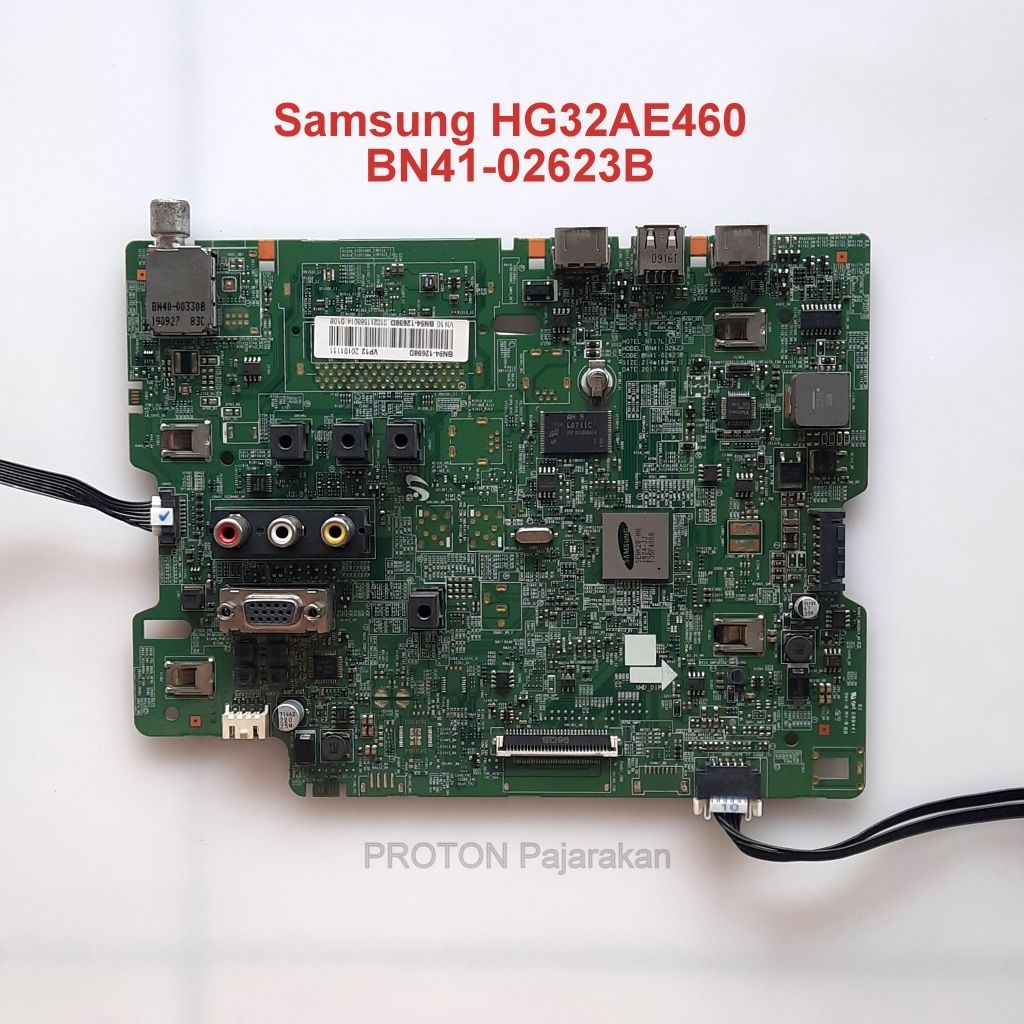 Mainboard LED TV Samsung HG32AE460 HG32AE460FK HG32AE460FKXXD Mesin Matherboard LCD HOTEL NT17L EU B