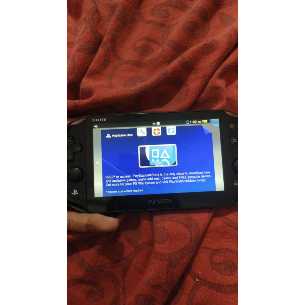 PS Vita slim ofw original firmware hitam normal kaset ORI memory ORI Vita