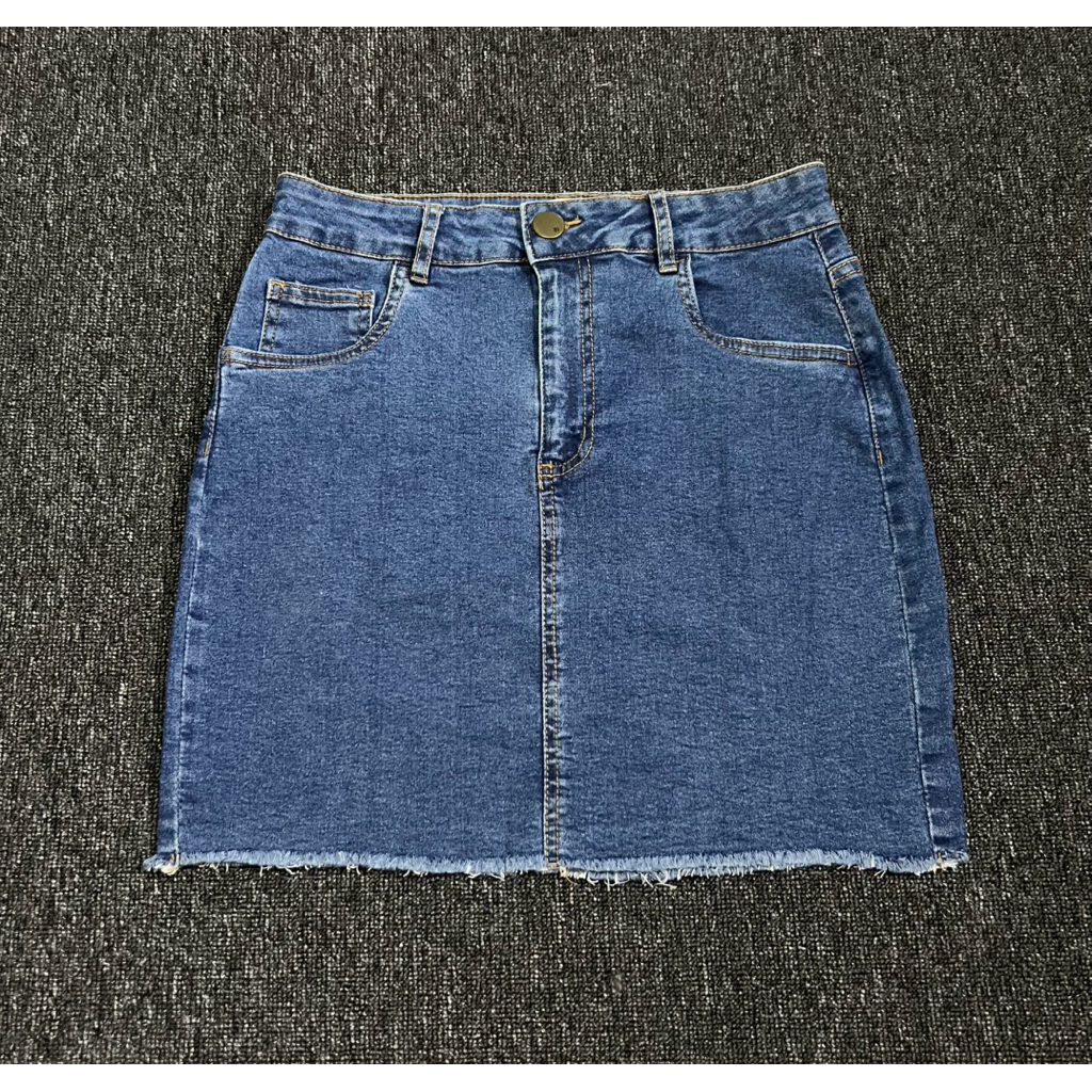 COTTON ON mini skirt jeans denim skirt rok jeans wanita rok pendek jeans rok highwaist