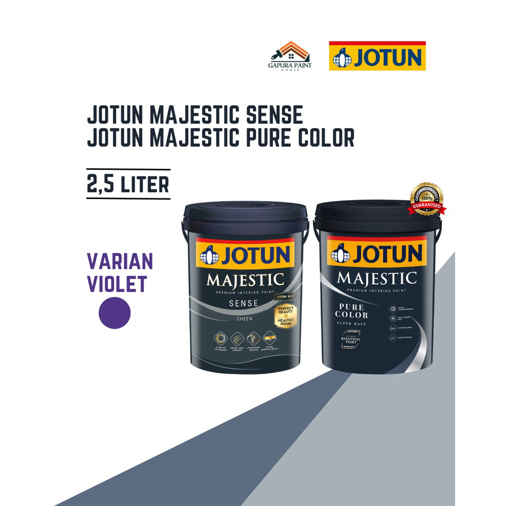 Cat Tembok Jotun Majestic Sense Jotun Majestic Pure Color 2.5 Liter - Ungu | Cat Tembok Jotun