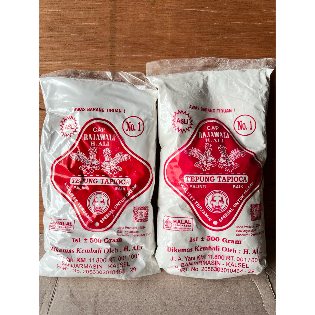 Tepung Tapioca 500GRAM Cap Rajawali Berkualitas /TEPUNG Kanji 500GRAM Rajawali