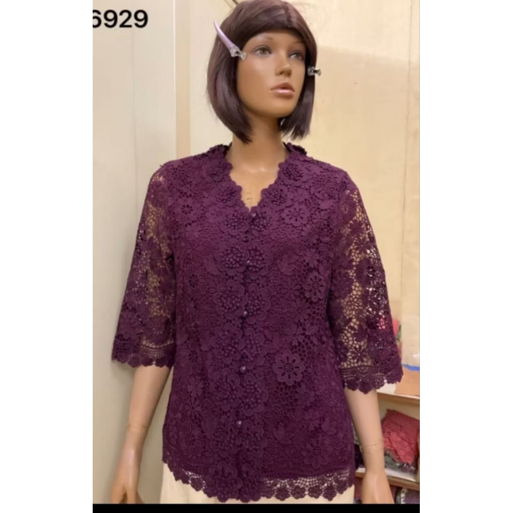 Blus Brokat Laurent CZ  Super Premium