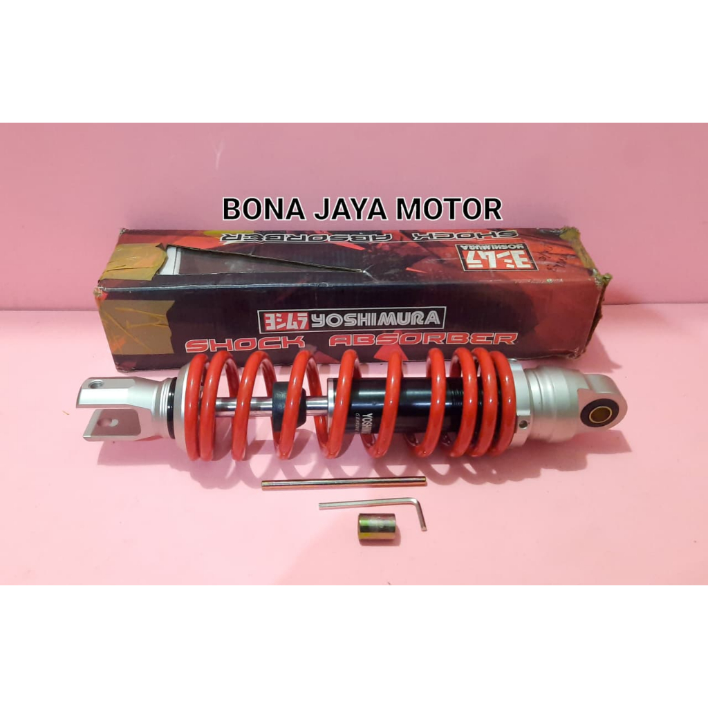 SHOCKBREAKER SHOCK BELAKANG RED MIO,BEAT,VARIO MERK YOSHIMURA