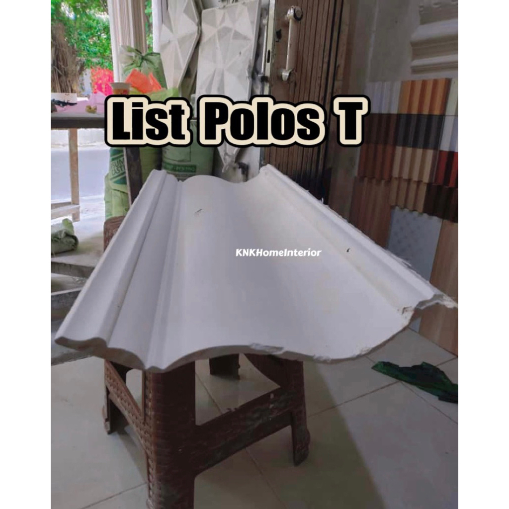 List Polos T 33cm / List Gypsum / List Plafon