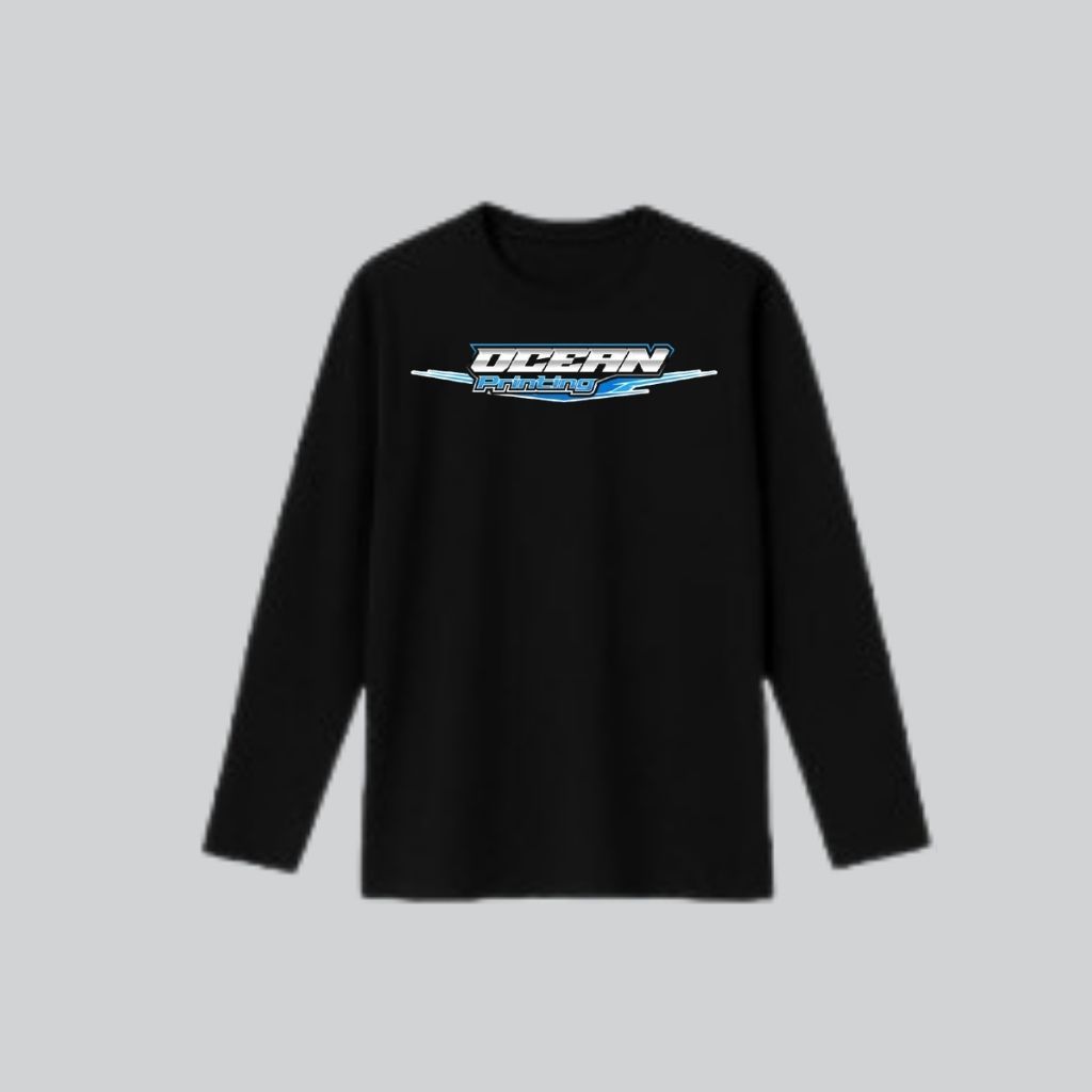 KAOS DEWASA LENGAN PANJANG CUSTOM COTTON COMBED 30s