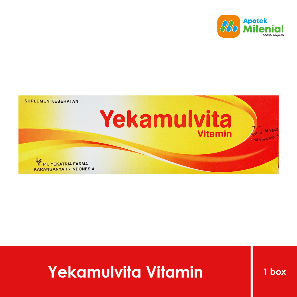 Yekamulvita Vitamin Box isi 100 Kaplet