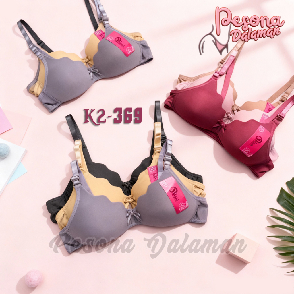 BRA REMAJA / BH LUCU POLINI TANPA KAWAT PUSH UP CUP KECIL