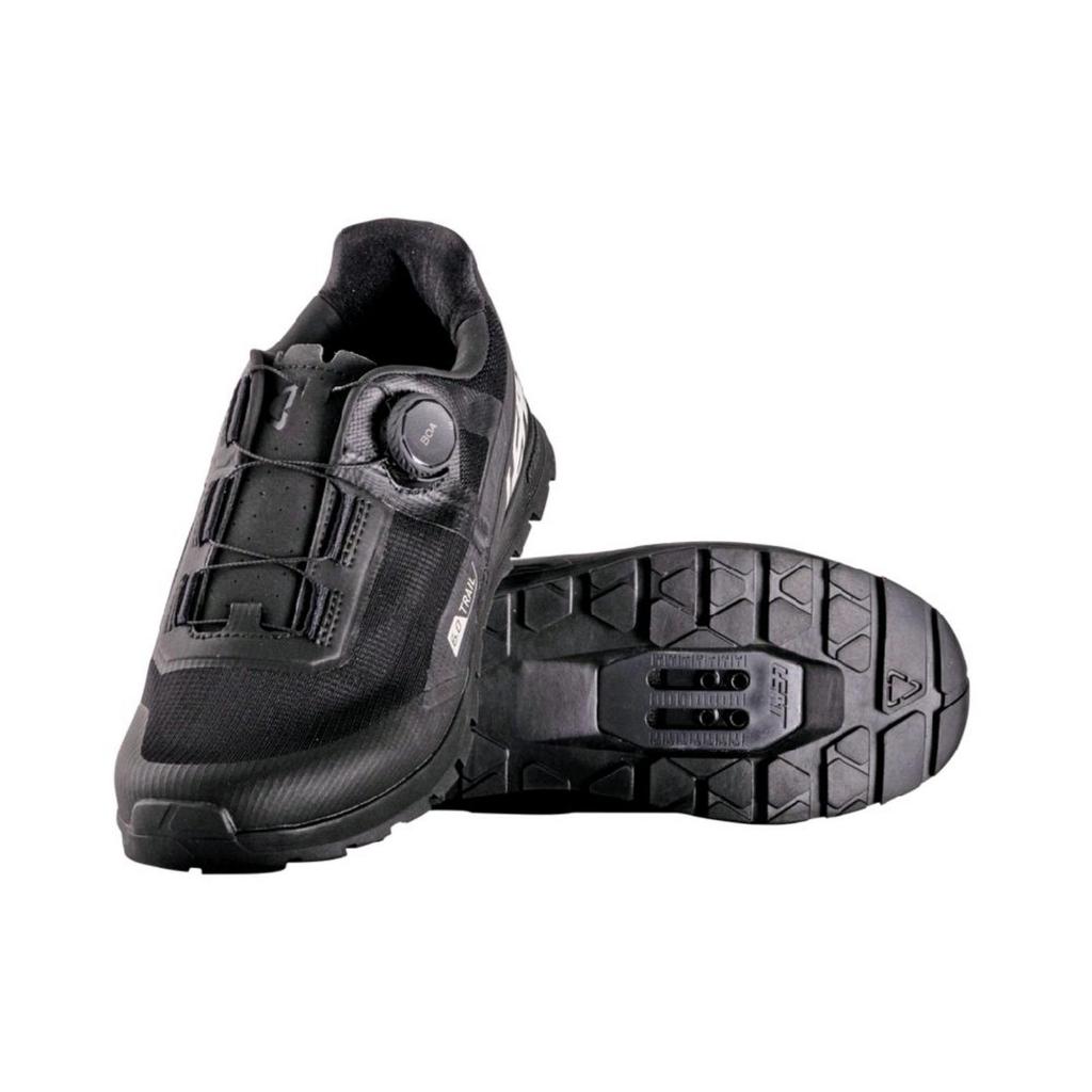 Sepatu Sepeda Leatt 6.0 Pro Clip Boa Black Shoes Leatt MTB Downhill Pro Clip 6.0 Hitam Original