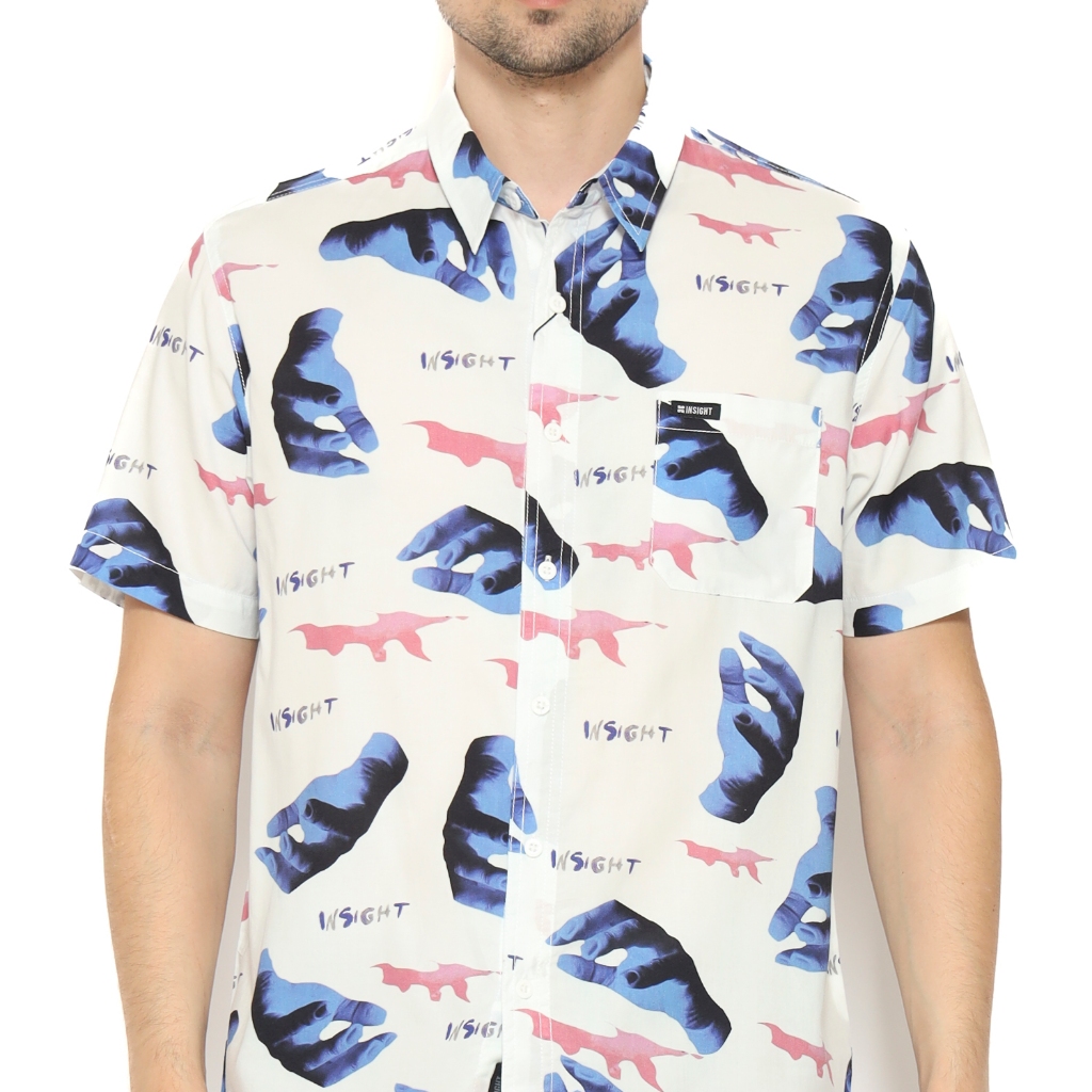 Insight Kemeja Lengan Pendek Pria Handoom Men Shirt Planet Surf