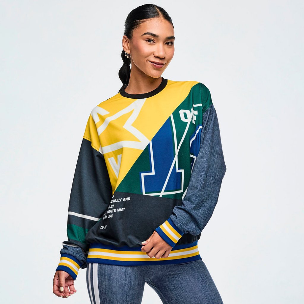 HOT NEW ITEM ATASAN ZUMBA - SWEATER ZUMBA UNISEX TERLENGKAP - C166 - ZW38