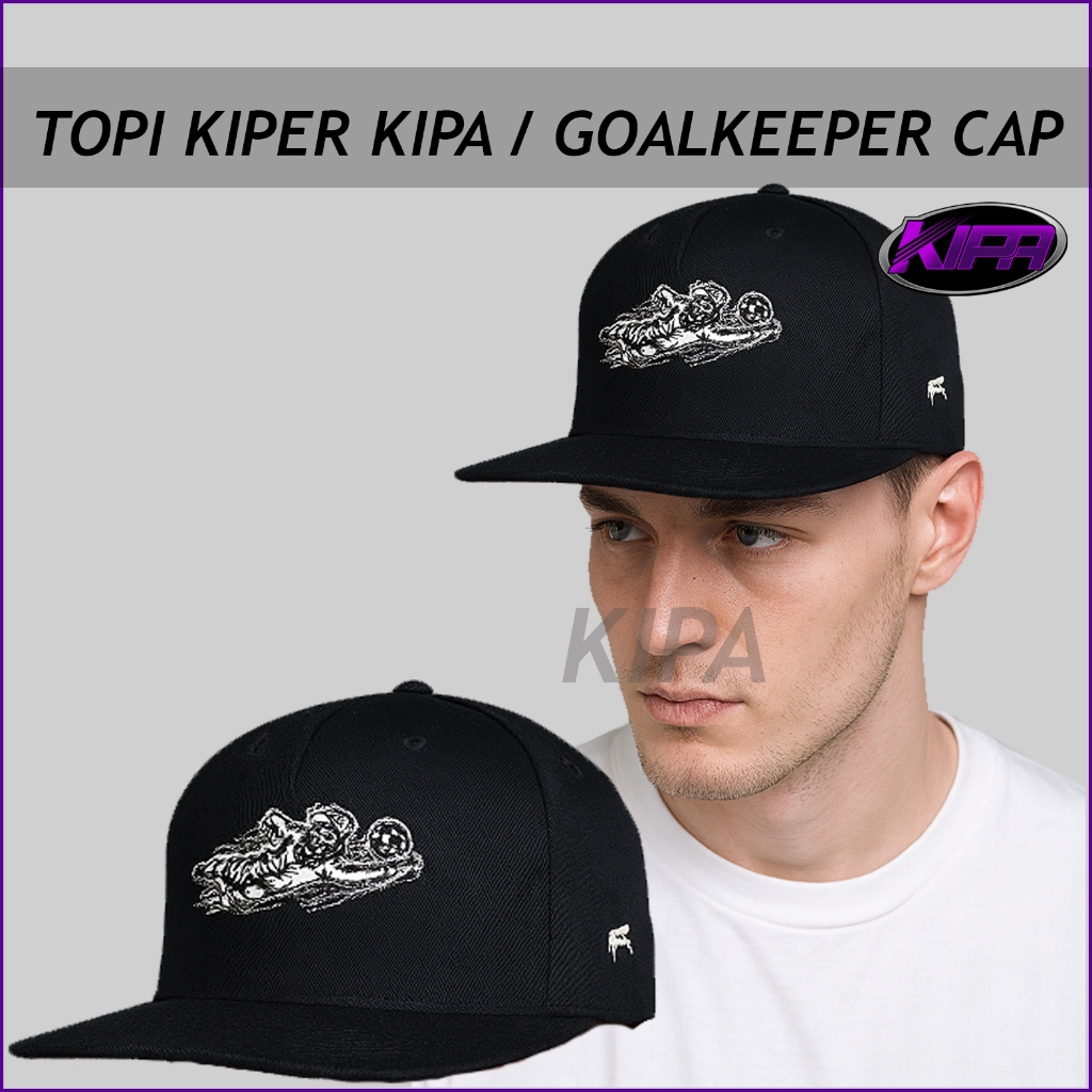 Topi Kiper Sepakbola / Futsal / Topi GK / Topi GoalKeeper / GoalKeeper Cap /  Kiper Apparel Original