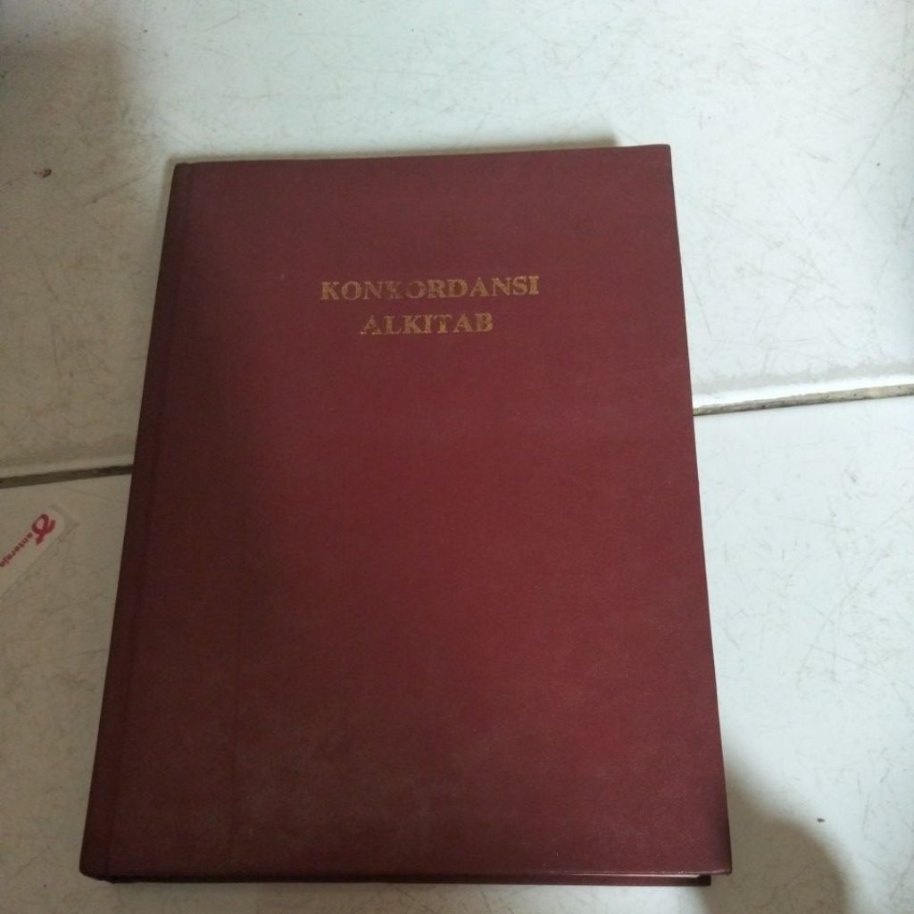 dr.d.f. Walker konkordasi alkitab register kata kata dan istilah istilah dari alkitab (perjanjian la