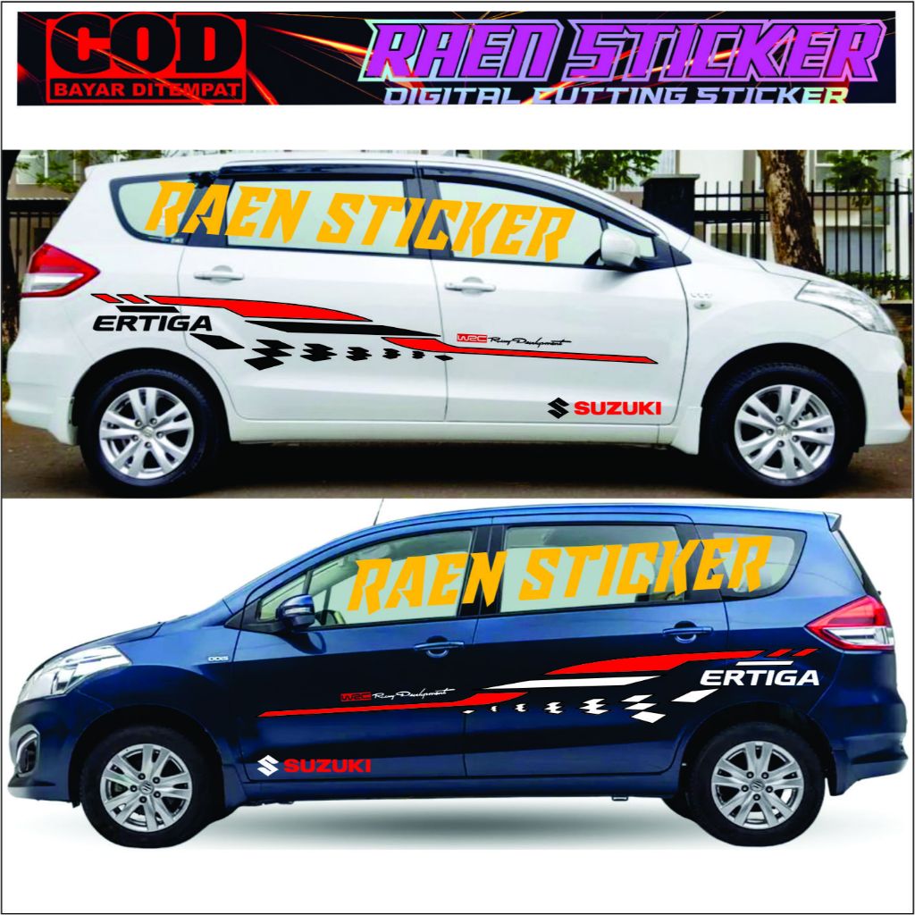 NEW CUTTING STICKER LIS BODI SAMPING FOR ERTIGA STIKER MINIMALIS STIKER SUZUKI ERTIGA