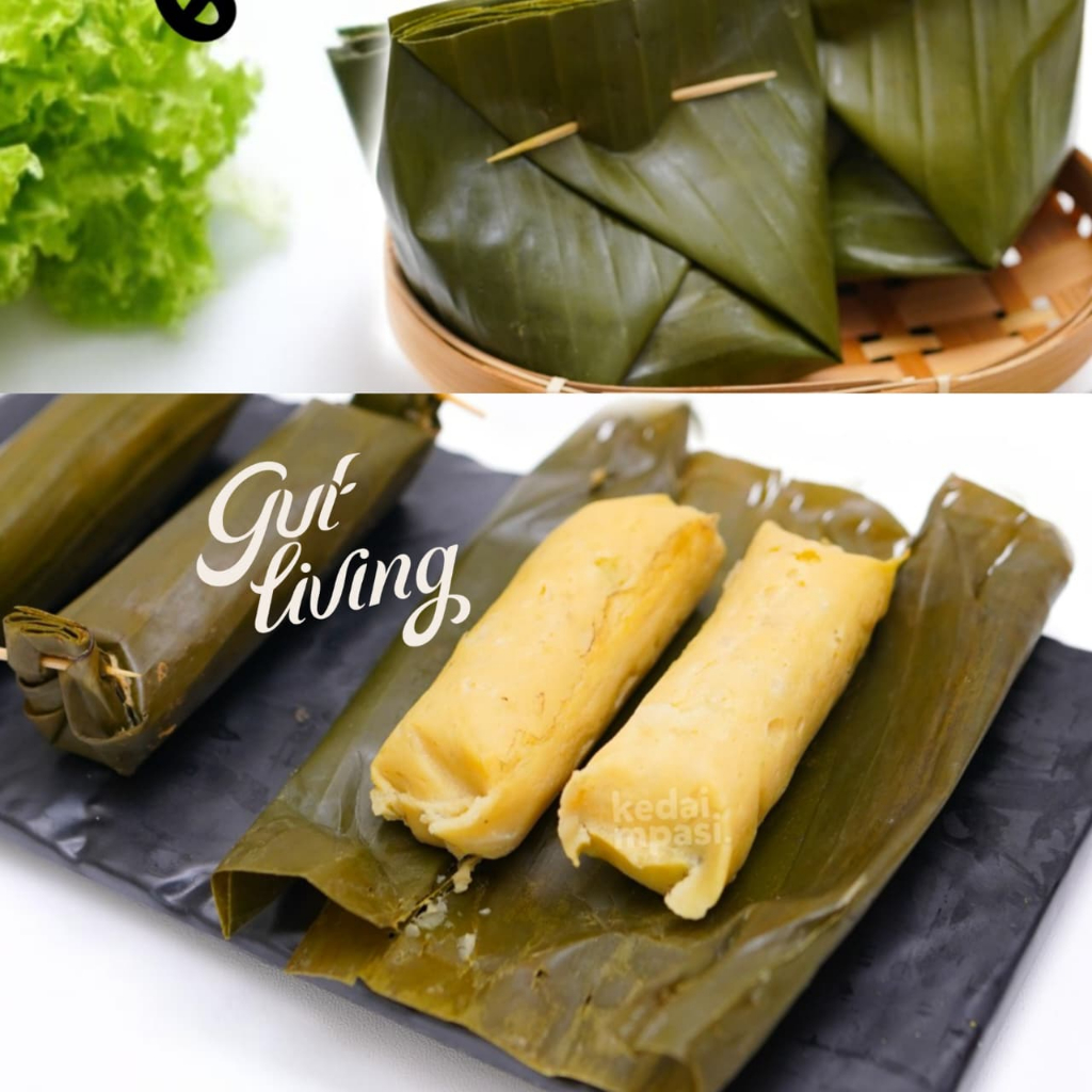 Aneka Pepes Kedai MPASI Bayi Balita Padat Gizi Gadon Sapi Pumpkin Beef Potato Anchovies Teri Nasi Ik