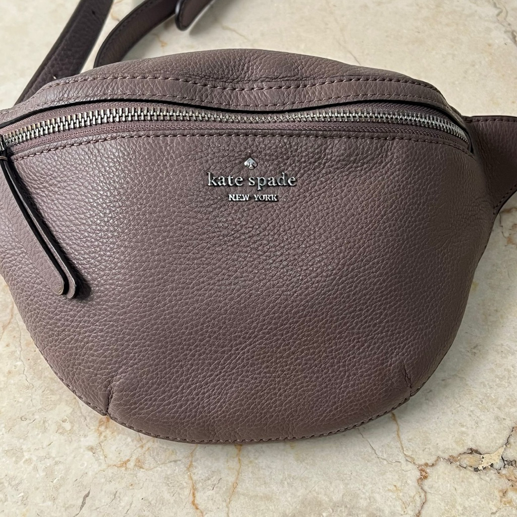 Preloved Kate Spade Leather Brown Belt Bag