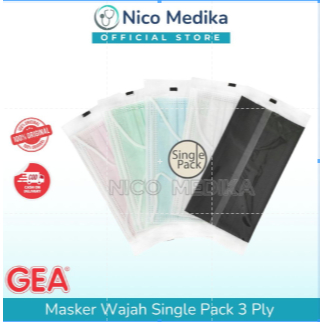 Masker Single Pack Ecer GEA