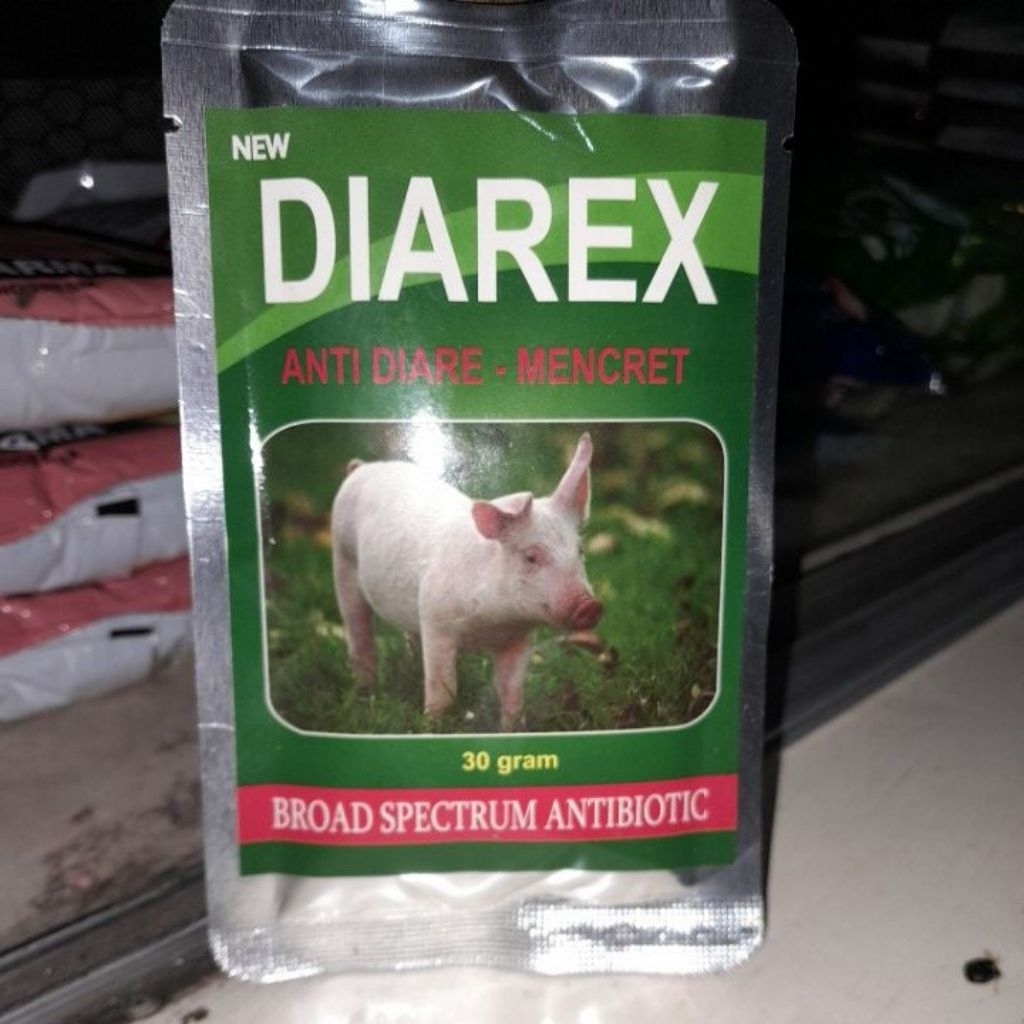 DIAREX 30gr Obat Mencret Diare Babi