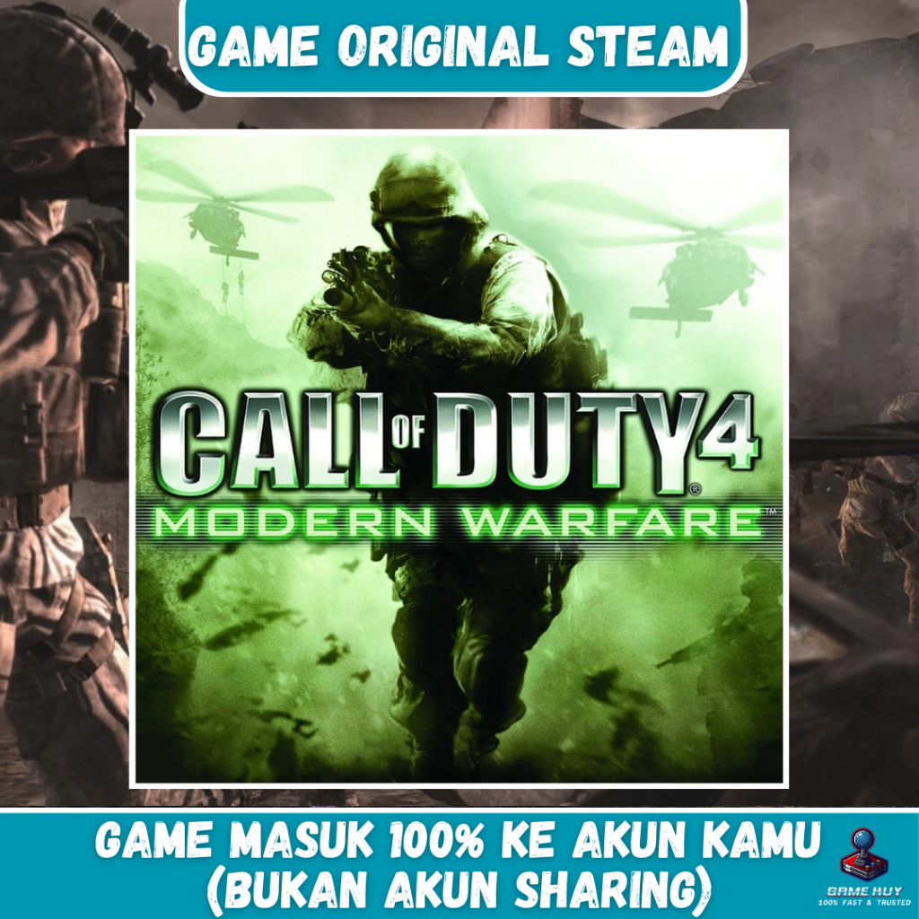 Call Of Duty 4 Modern Warfare - Game PC (Original) | Full Update DLC | Masuk ke Akun Pribadi