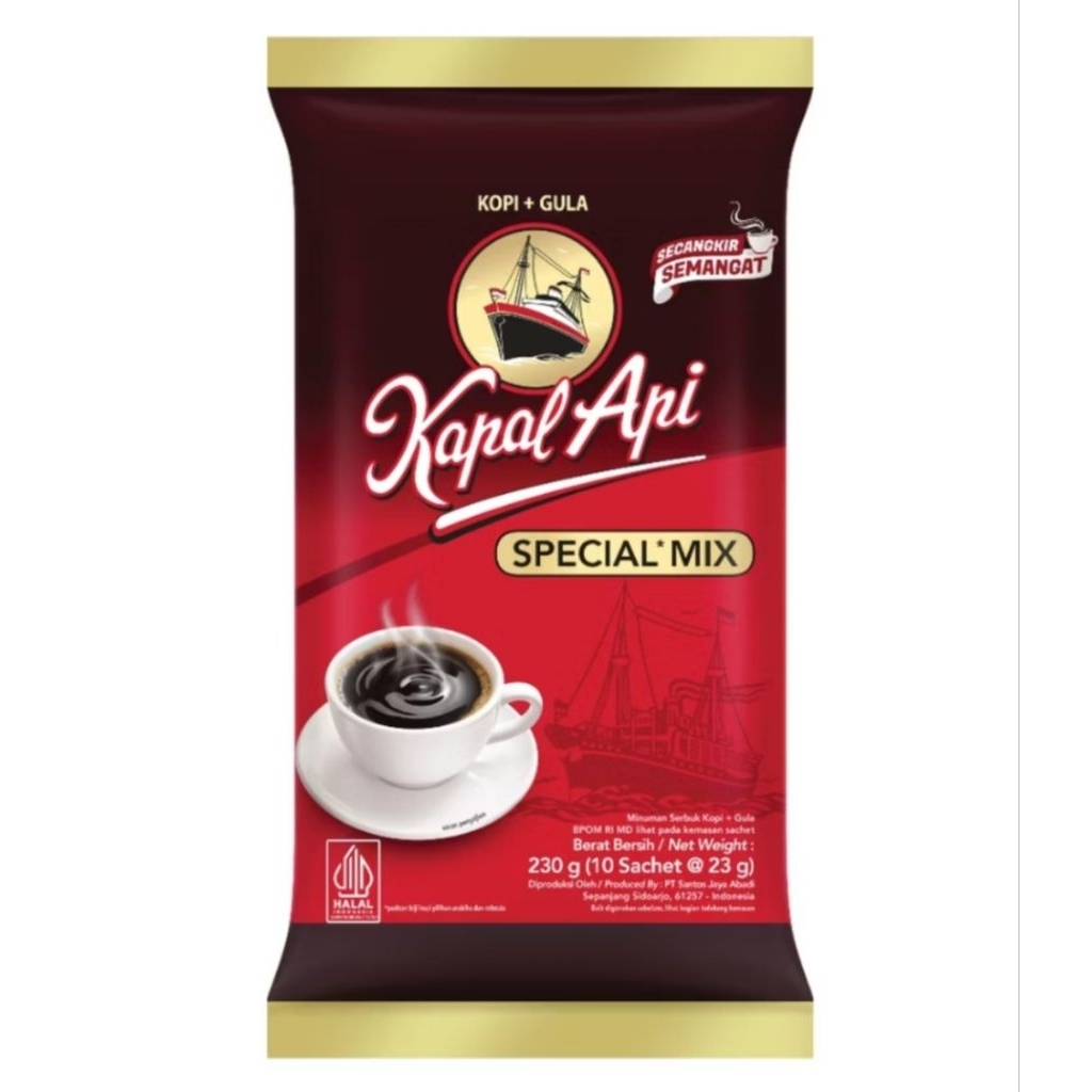 Kopi Kapal Api Special Mix 1pack (10x23gram)