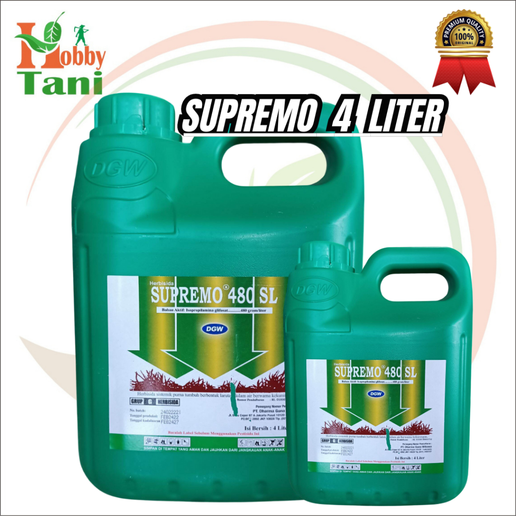 Herbisida Sistemik Supremo 480 SL 4 Liter Basmi Gulma