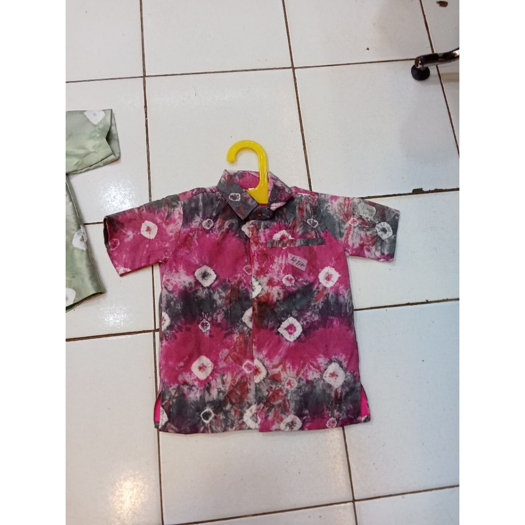 kemeja jumputan asli palembang