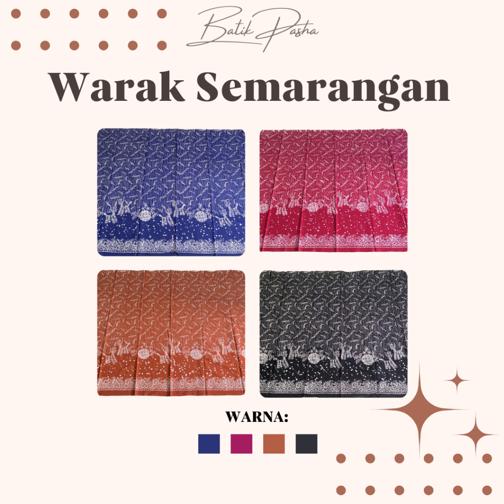 Kain Batik Motif Warak Semarangan