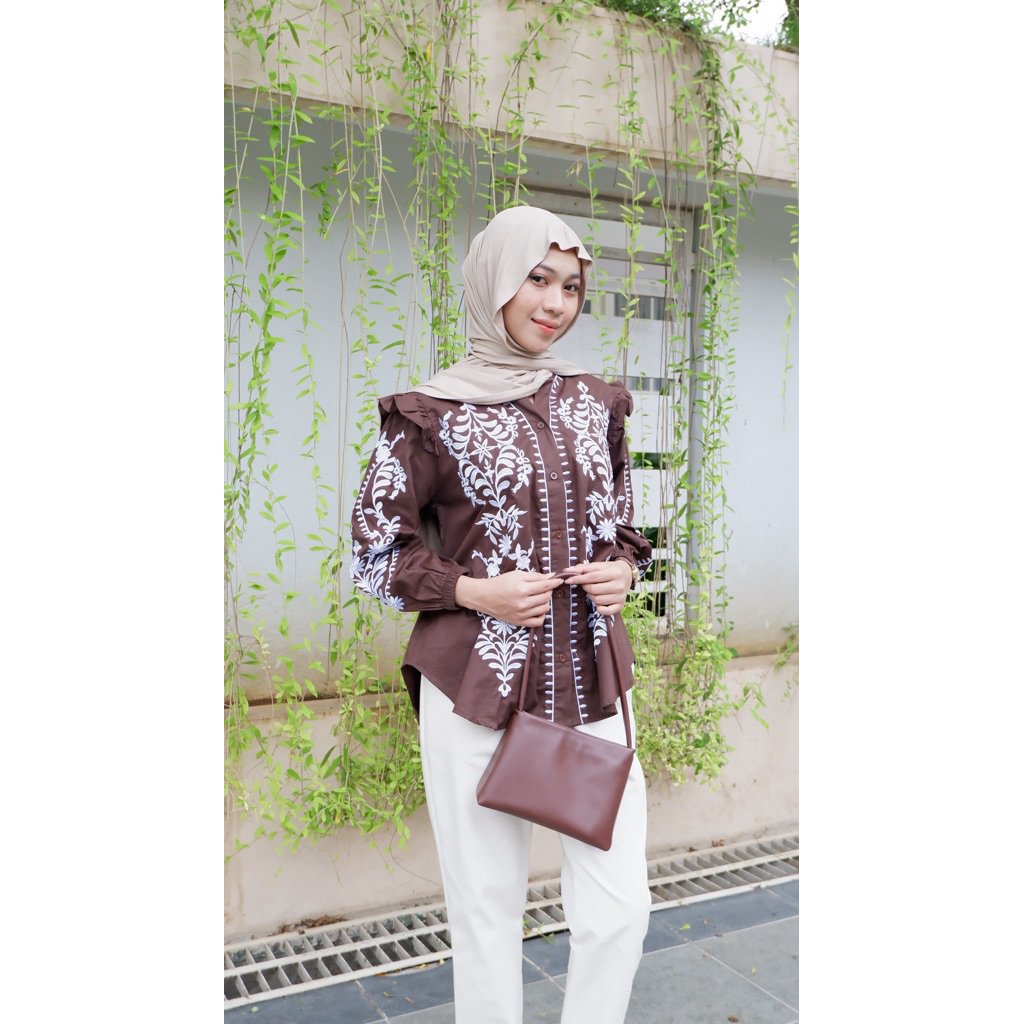 Lyly Bordir|Kemaja Bordir|Blus Bordir| Blus Bohemian