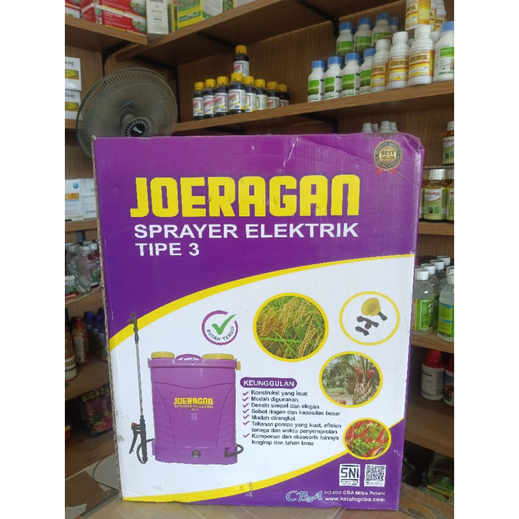Sprayer Elektrik Joeragan CBA 16 Liter | Tangki Semprot Hama Otomatis | Alat Semprot Pertanian