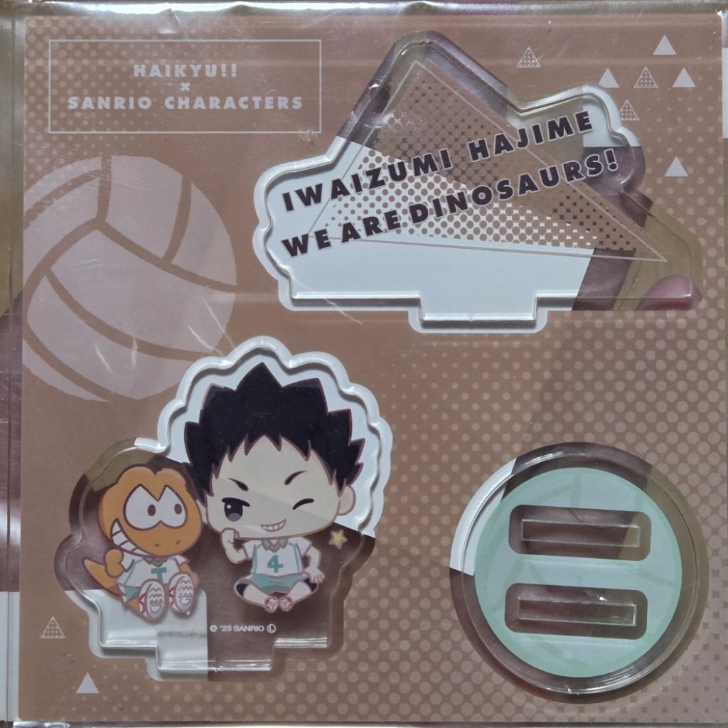 standee haikyuu x sanrio iwaizumi hajime