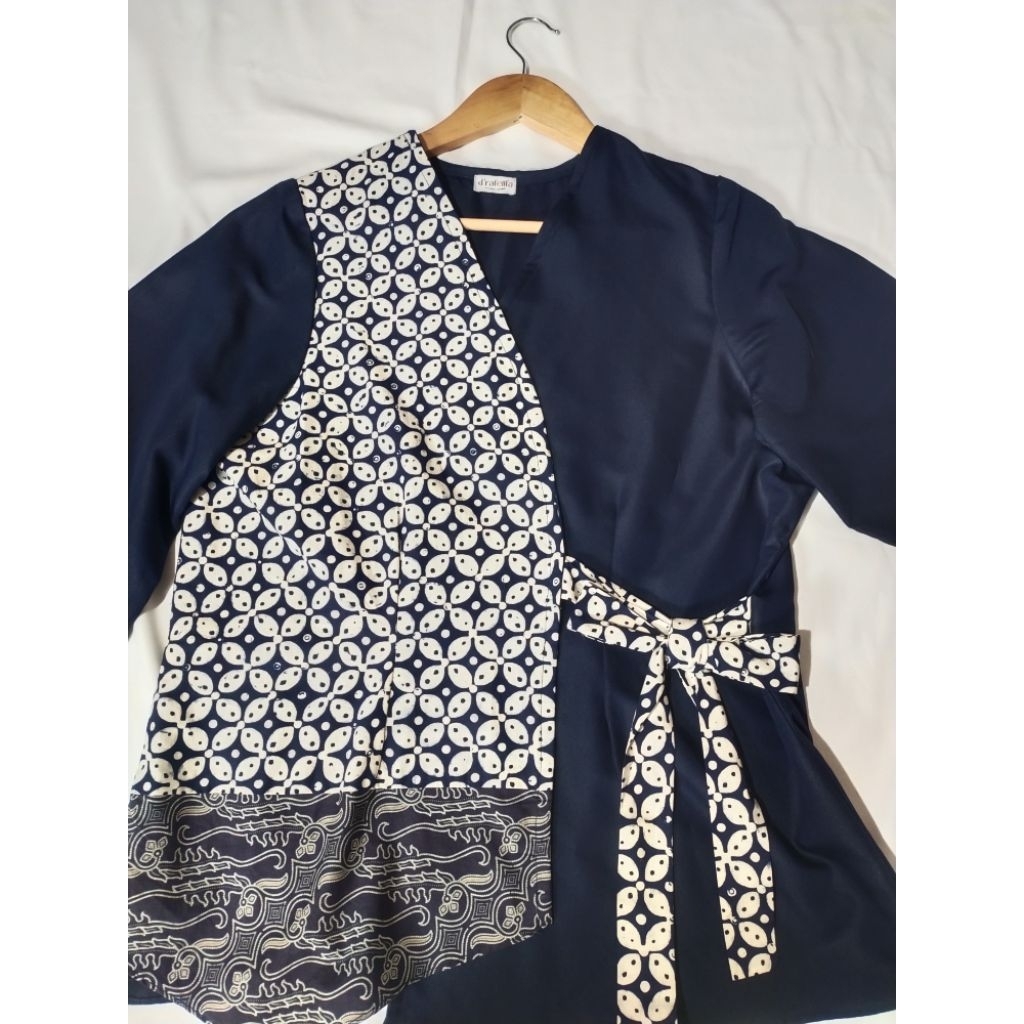 Blouse Batik Kimono | Kimono Blouse Batik | Blouse Batik | Blouse Kerja