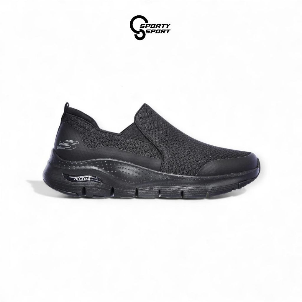 SEPATU WALKING ORIA SKECHERS SLIP ON ARCH FIT BANLIN (232043 BBK)