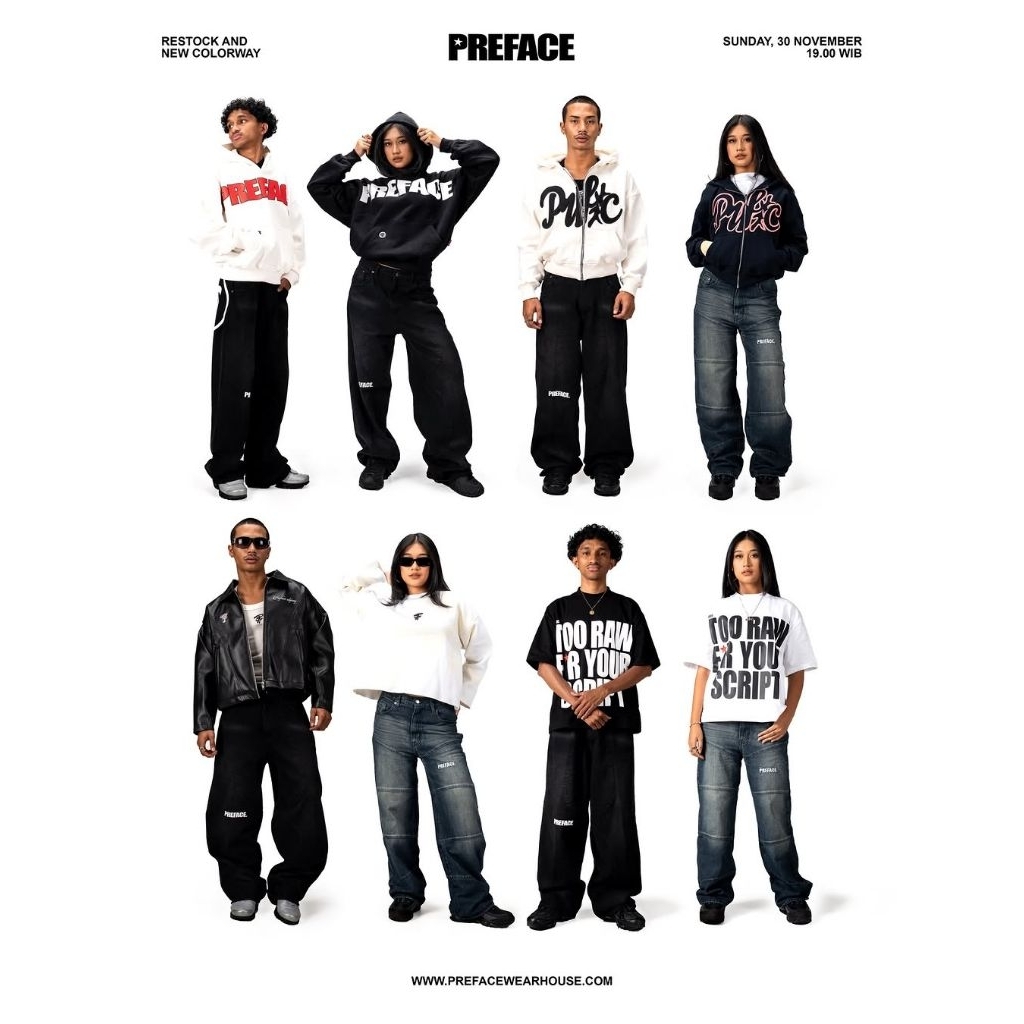 [NEW ITEMS & 100% ORIGINAL] PREFACE WEARHOUSE X RRQ E-SPORT // UNIVERSITY DROP 2