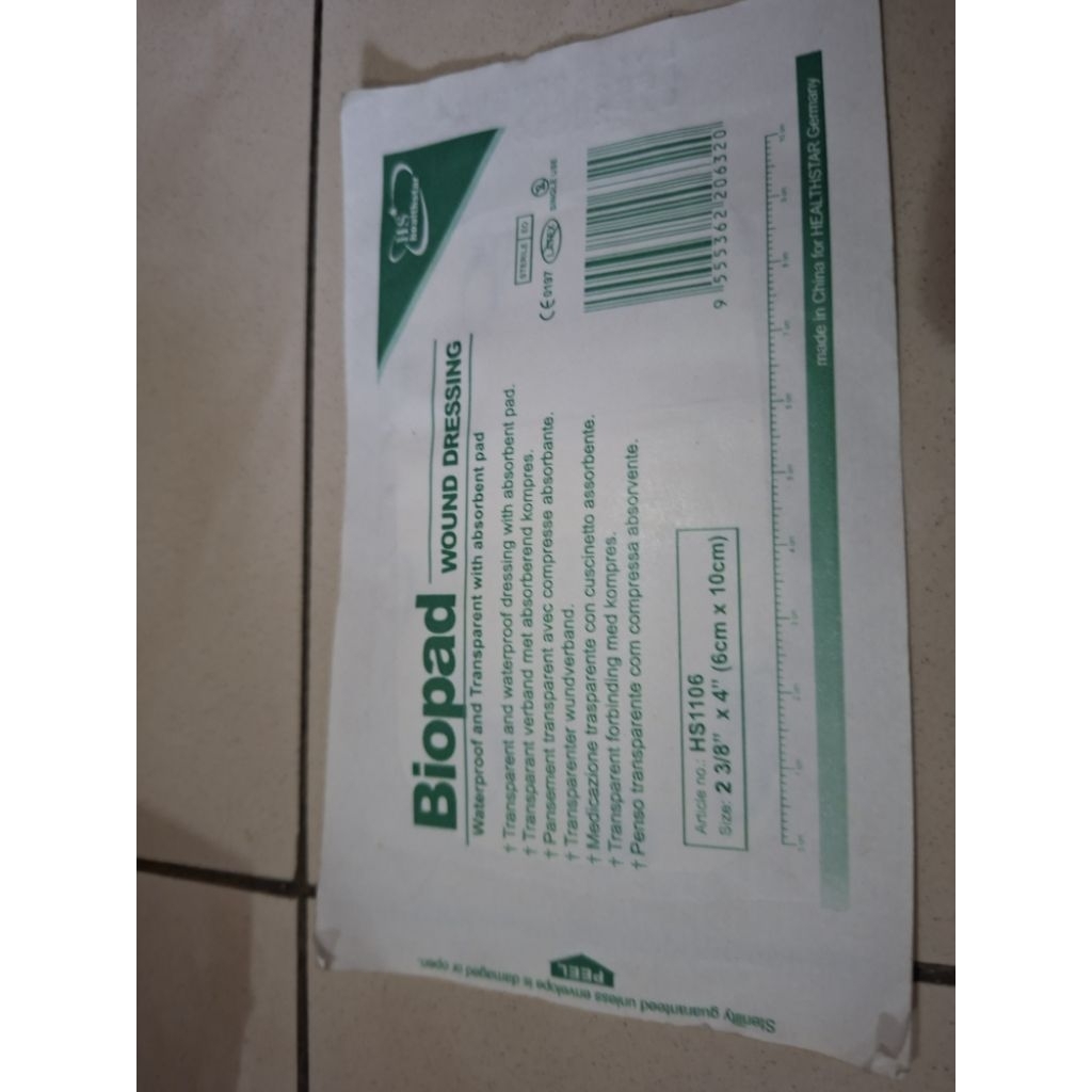 biopad wound dressing