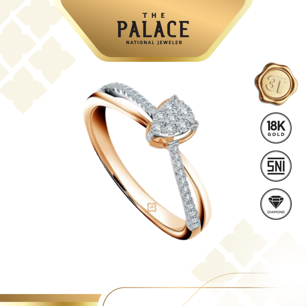 The Palace DJ solitaire listring A ring  / cincin wanita