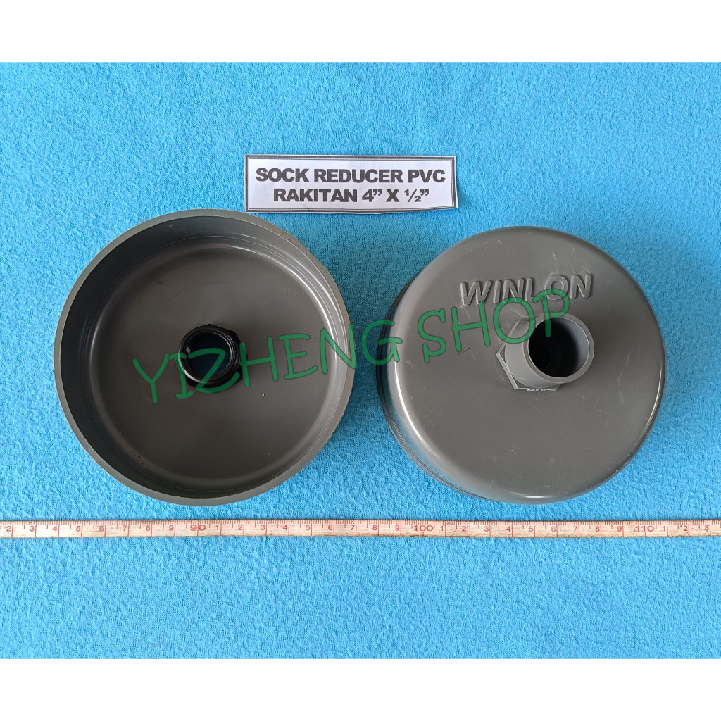 SOCK REDUCER 4 X 1/2 PVC RAKITAN