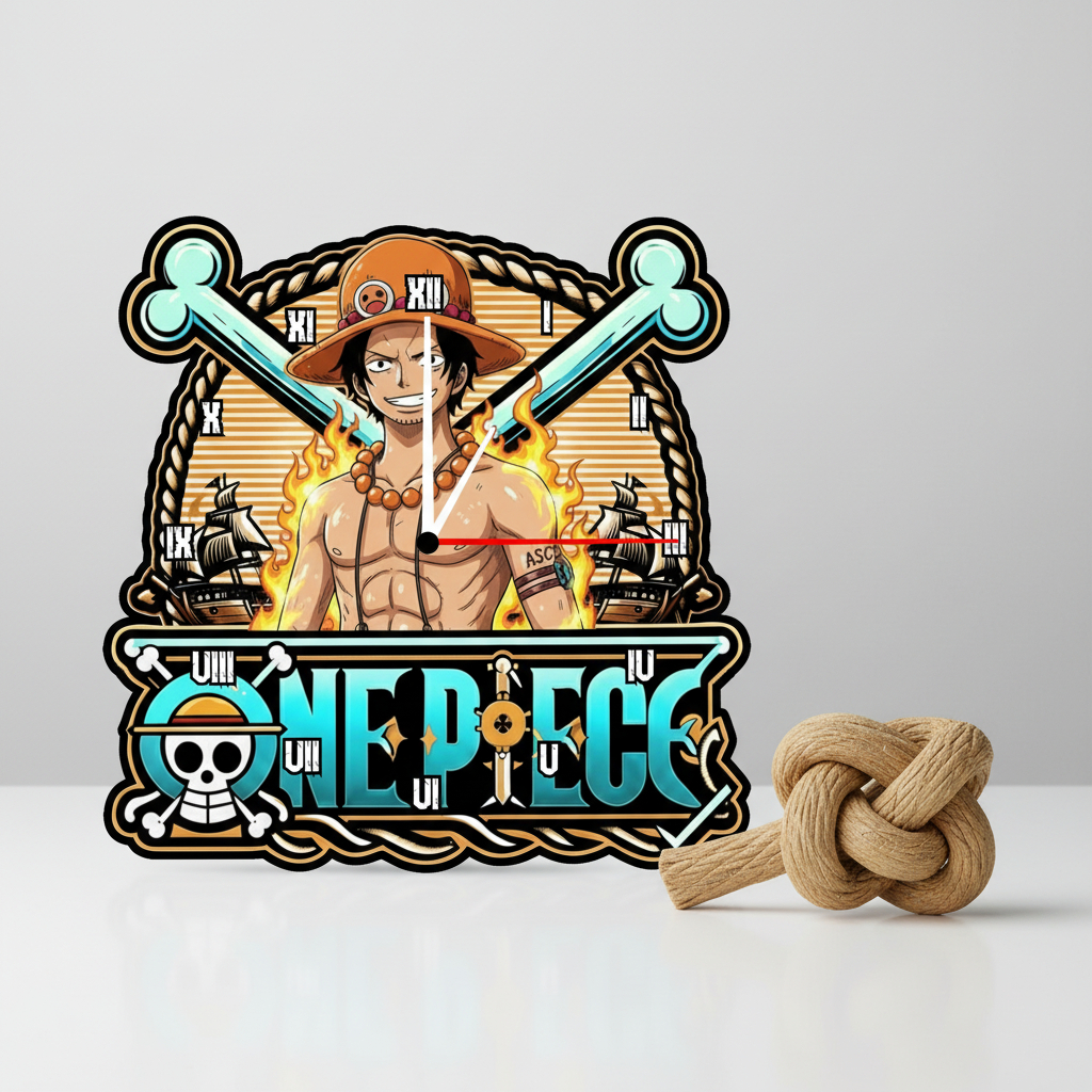 NEW Jam Dinding Ukir One Piece Desain Eksklusif & ELEGAN