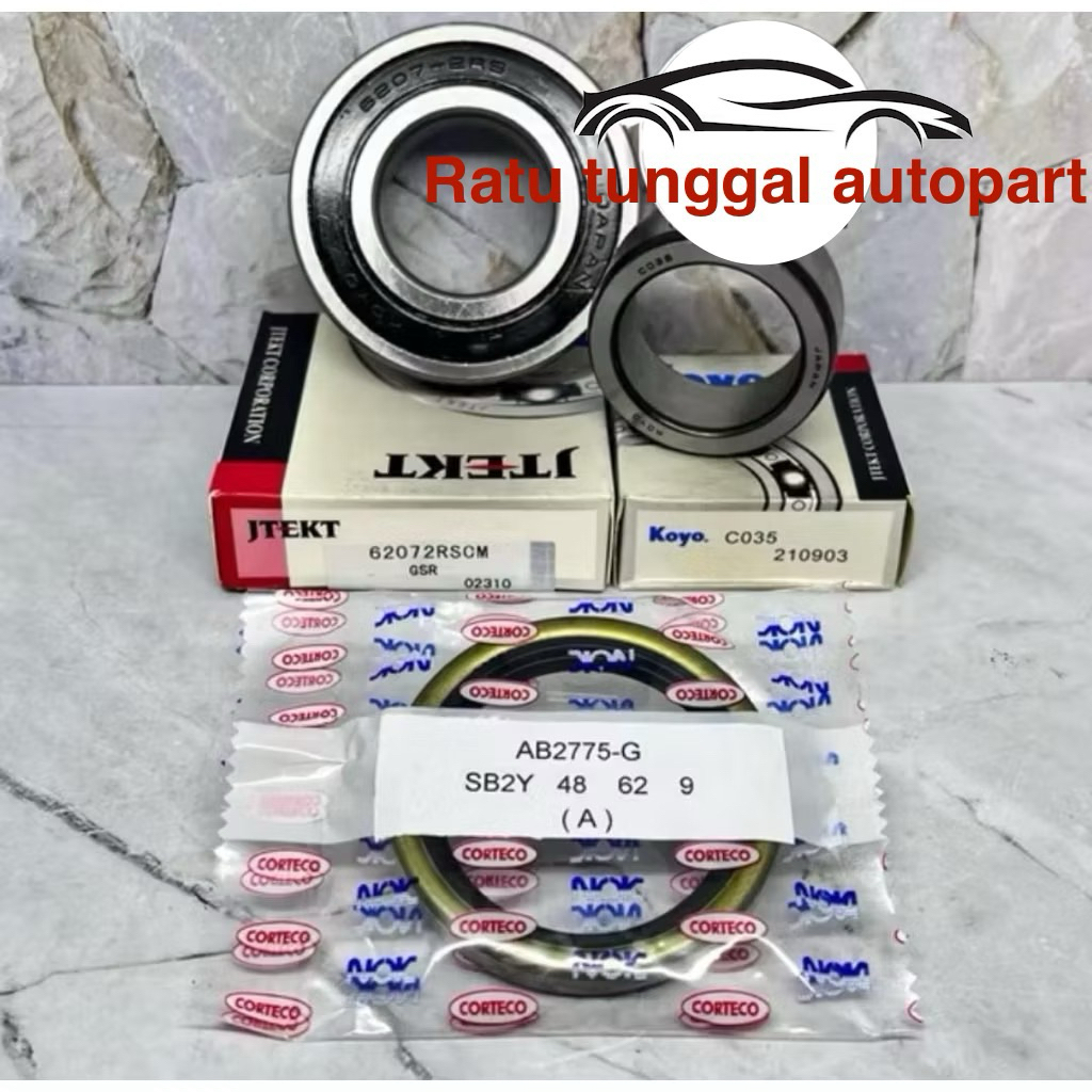 BEARING SET RODA BELAKANG SET CARRY EXTRA BEARING+CONES+SEAL