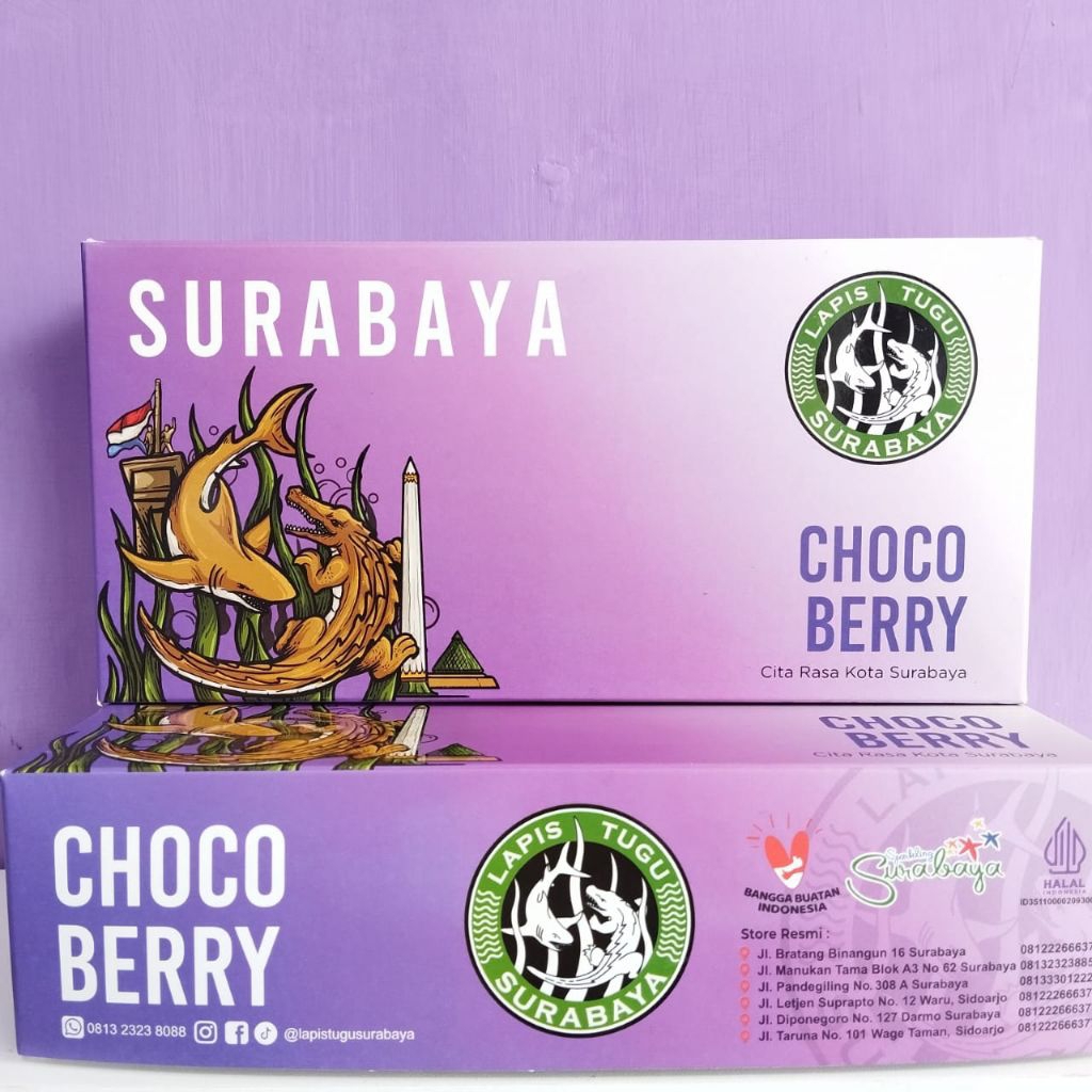 Lapis Kukus Tugu Surabaya Chocoberry
