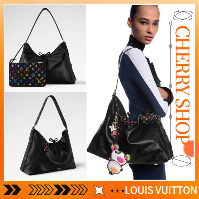Louis Vuitton LV x TM CARRYALL VIBE Tas Belanja Wanita Louis Vuitton  Tas belanja pria LV