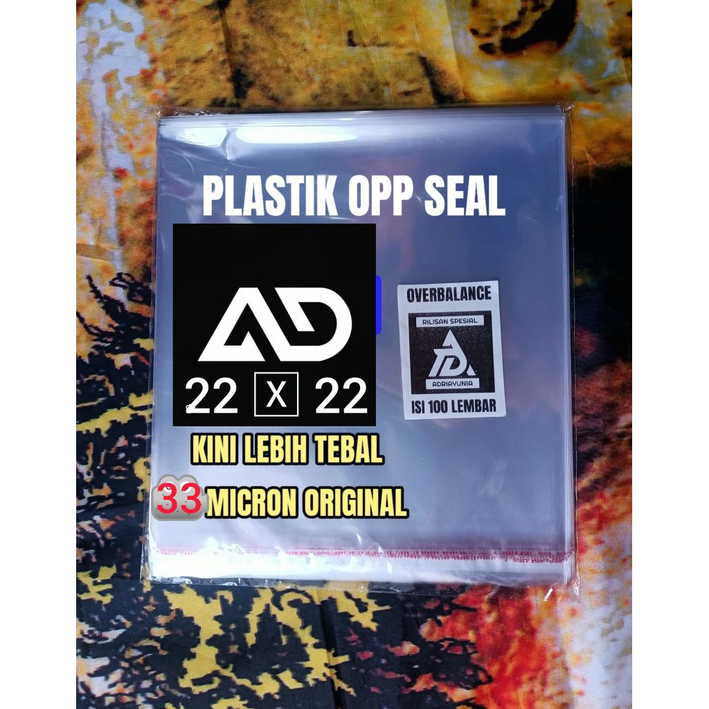 Plastik Opp 22x22 Roti Sobek & Kombinasi - Plastik Opp 22 x 22 Souvenir & Handycrafts