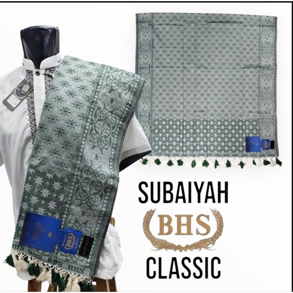 Sorban BHS Jacquard Subaiyah BHS Classic Gold Sorban bhs Classic Original