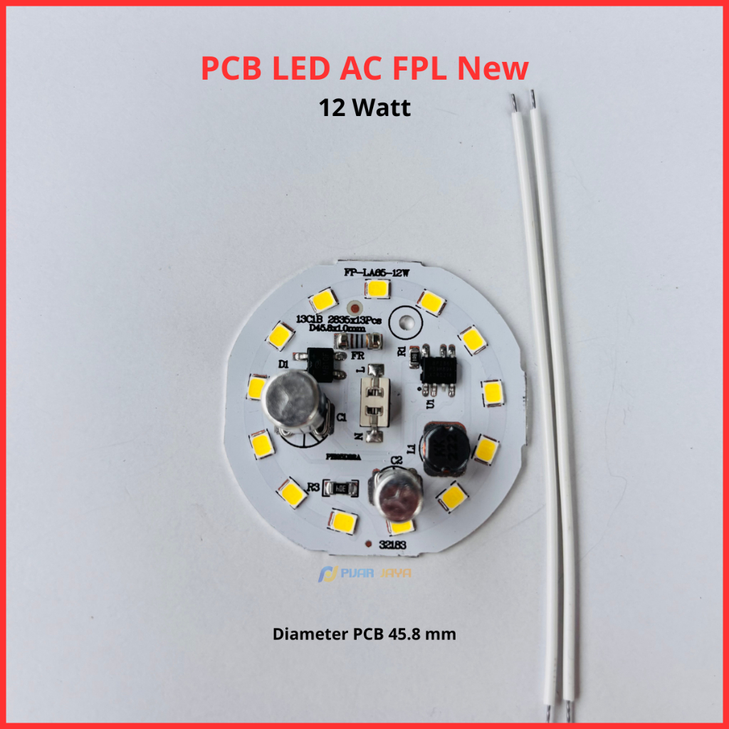 PCB Led AC FPL New 12 watt Mesin Lampu Led 12W Modul Lampu LED 12watt