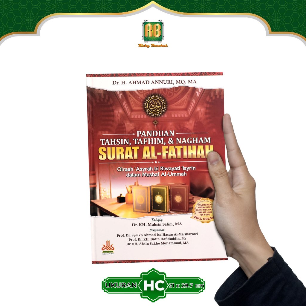 Buku Tahsin Nagham Surat Fatihah Dr Ahmad Annuri Mushaf Ummah Tajwid Bergambar Qiraat Asyrah Isyrin