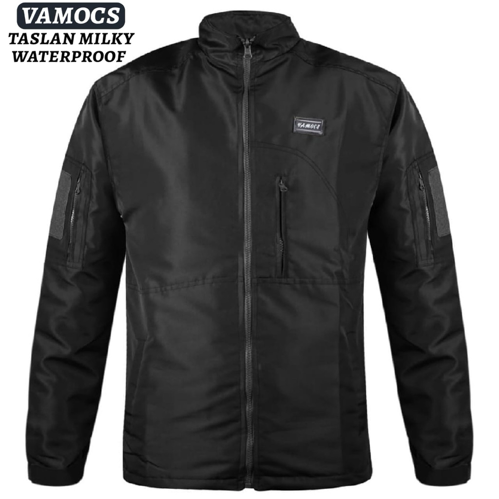Jaket Bomber Outddor TAD Taslan Milky Jaket Waterproof Anti Air Jaket Motor Pria