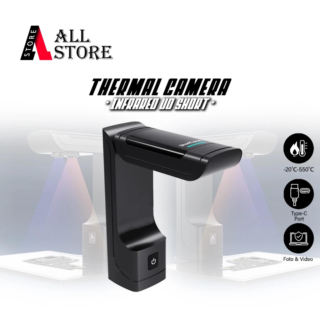 THERMAL CAMERA INFRARED UD SHORT CAM II ORIGINAL - ShotCam Thermal Camera - Detektor Korsleting PCB 