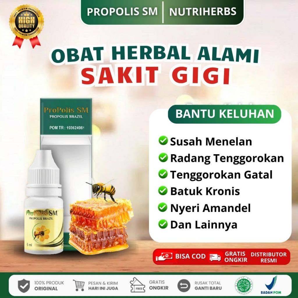 Obat Sakit Gigi, Obat Gigi Berlubang, Obat Gusi Bengkak, Plak Gigi, Abses Gigi, Radang Gusi, Periodo