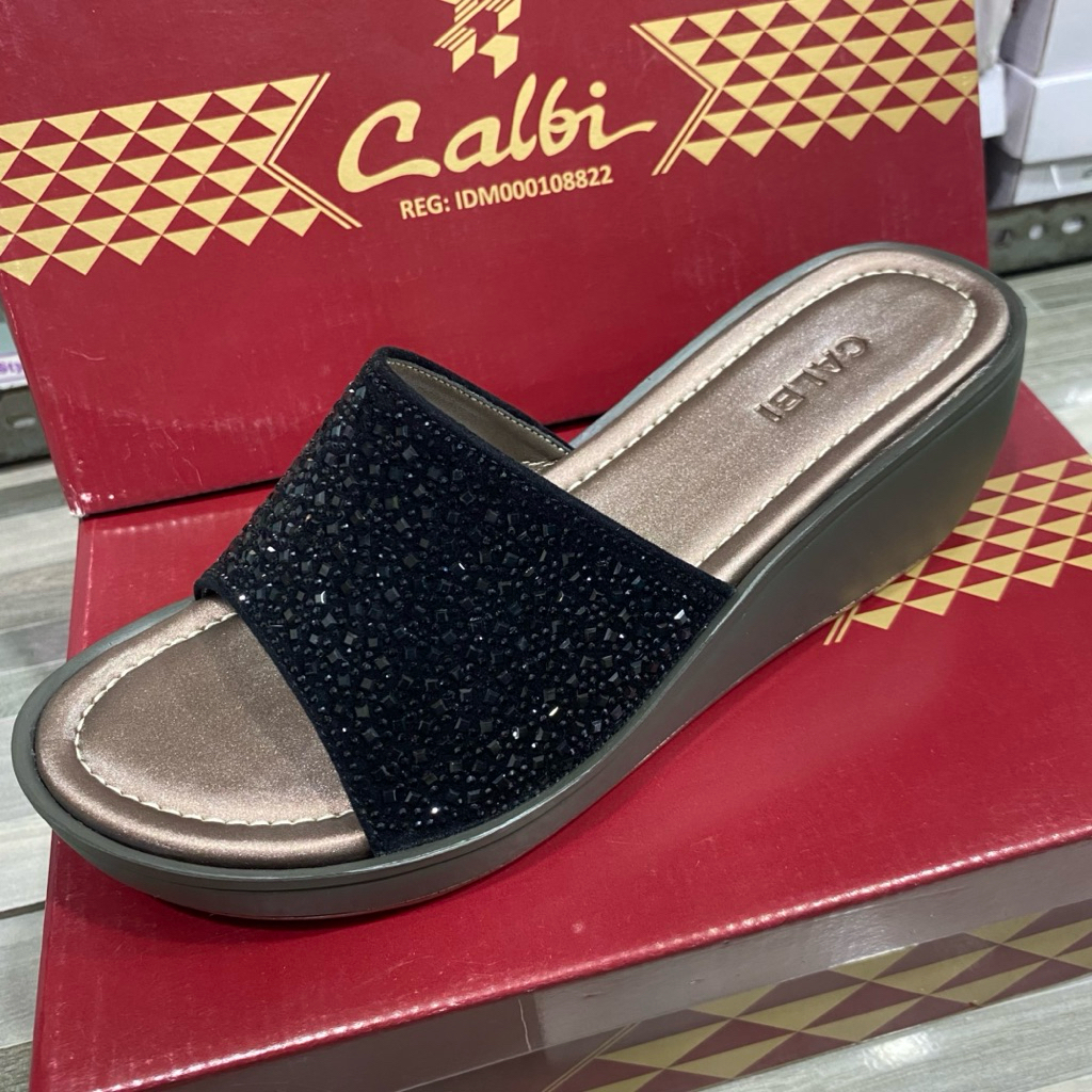 CALBI - FKX.2054 - SANDAL CALBI WANITA WEDGES - SANDAL WEDGES WANITA