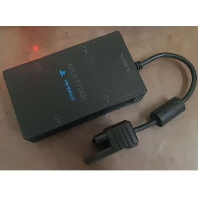 Multitap PS2 Fat 4 Slot Stik PS2 4 Slot Memory Card Port Penghubung 4 Pemain Player Tested Lancar